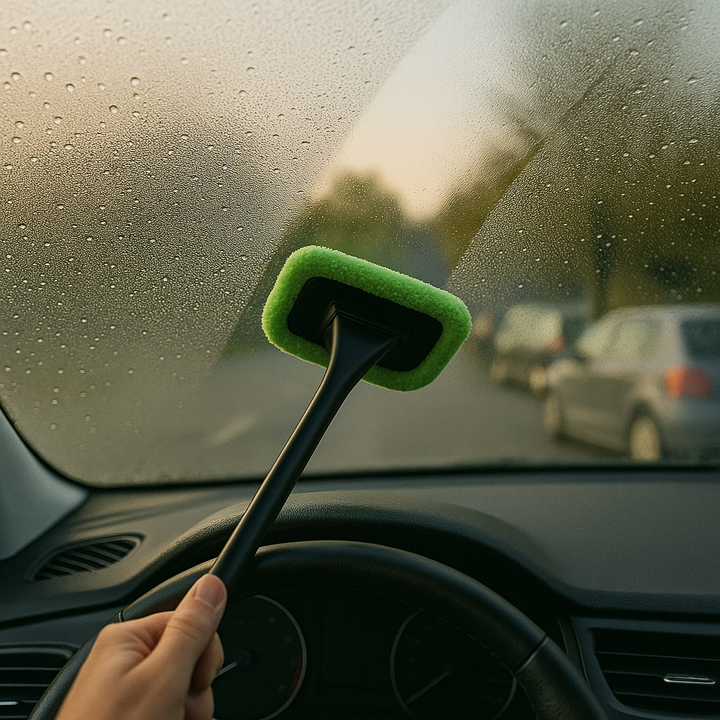 Auto-Windschutzscheiben-Reinigungsbürste – Mikrofaser & langer Griff