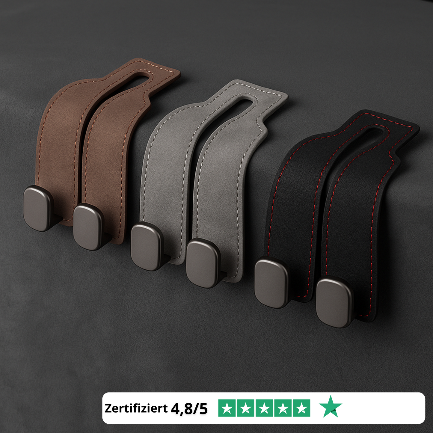 Universal-Autotaschenhalter - Autotaschenhalter aus Leder