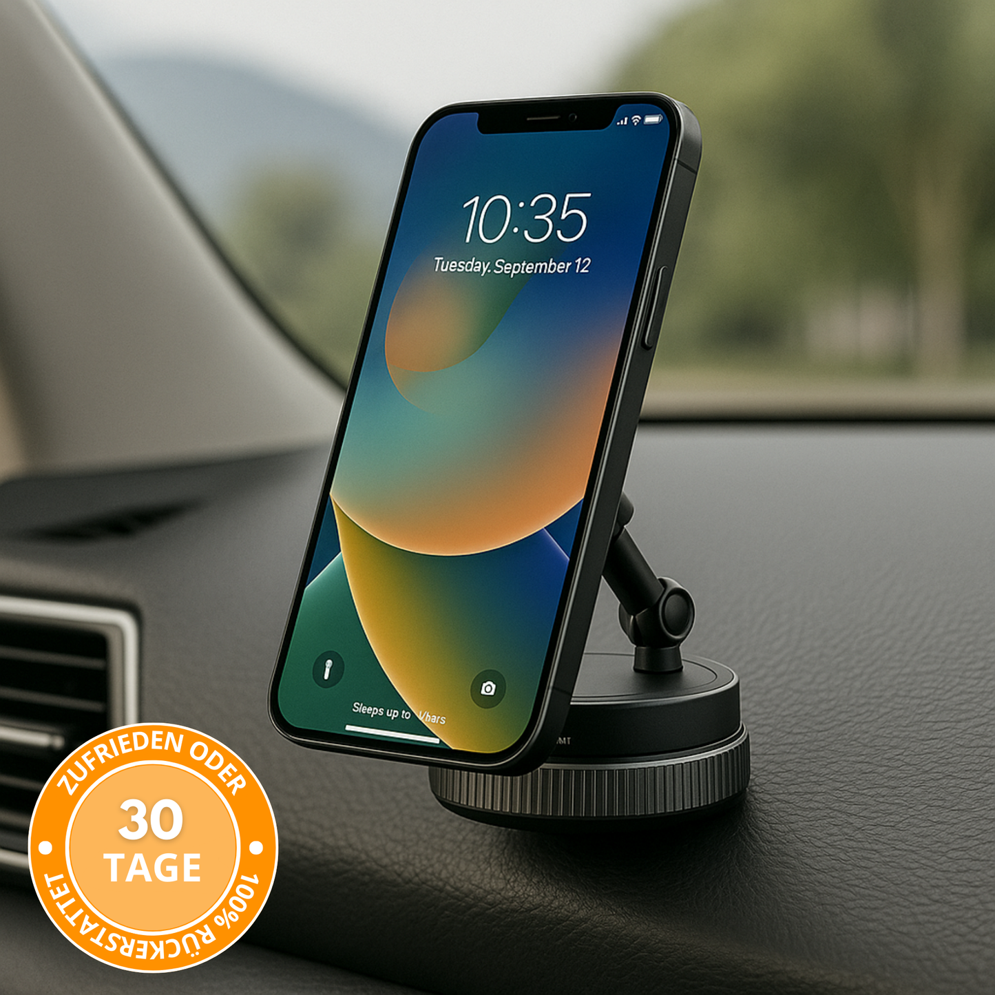 Magnetische Autotelefonhalterung – Windschutzscheibe & Armaturenbrett