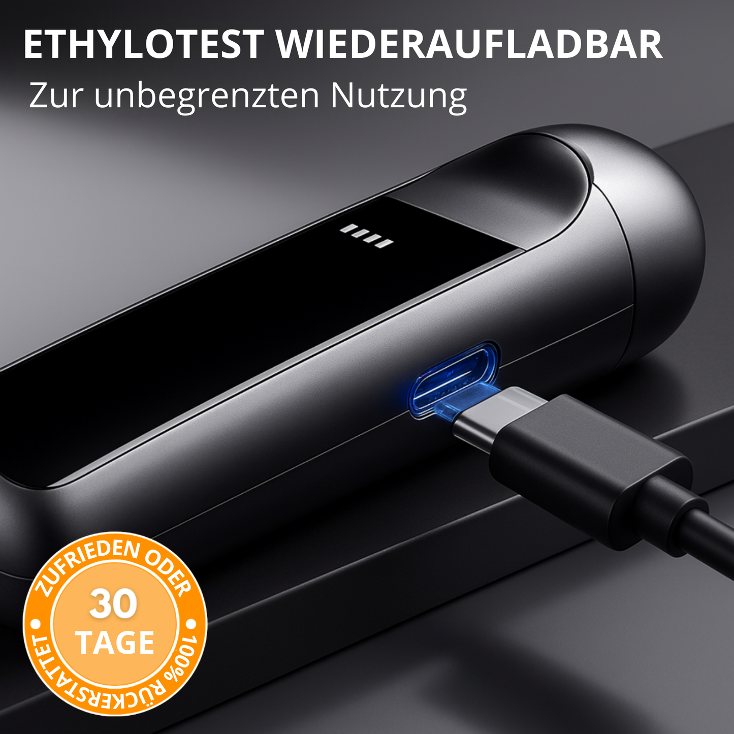 Tragbarer elektronischer Alkoholtester – Präziser LED-Alkoholtest