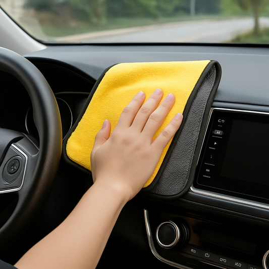 Mikrofaser-Autotuch 30x60 cm – Super saugfähig, weich und dick zum Waschen, Trocknen und Pflegen des Autos