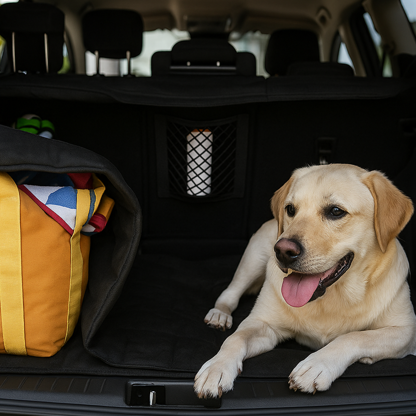 Selbstklebendes Kofferraum-Aufbewahrungsnetz – Auto-Organizer