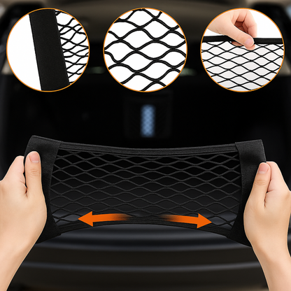 Selbstklebendes Kofferraum-Aufbewahrungsnetz – Auto-Organizer