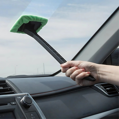 Auto-Windschutzscheiben-Reinigungsbürste – Mikrofaser & langer Griff