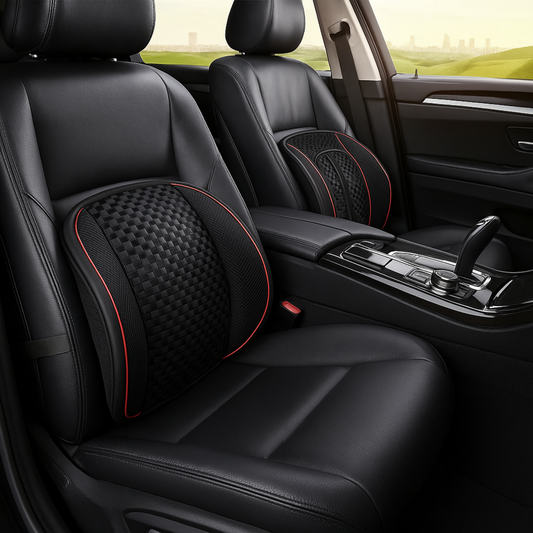 Ergonomisches Auto-Lendenkissen – Atmungsaktives Netzgewebe