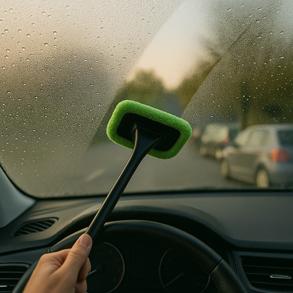 Auto-Windschutzscheiben-Reinigungsbürste – Mikrofaser & langer Griff