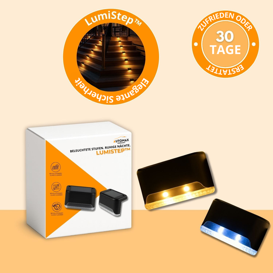 LumiStep PRO – Kabellose, intelligente Solar-Außenbeleuchtung