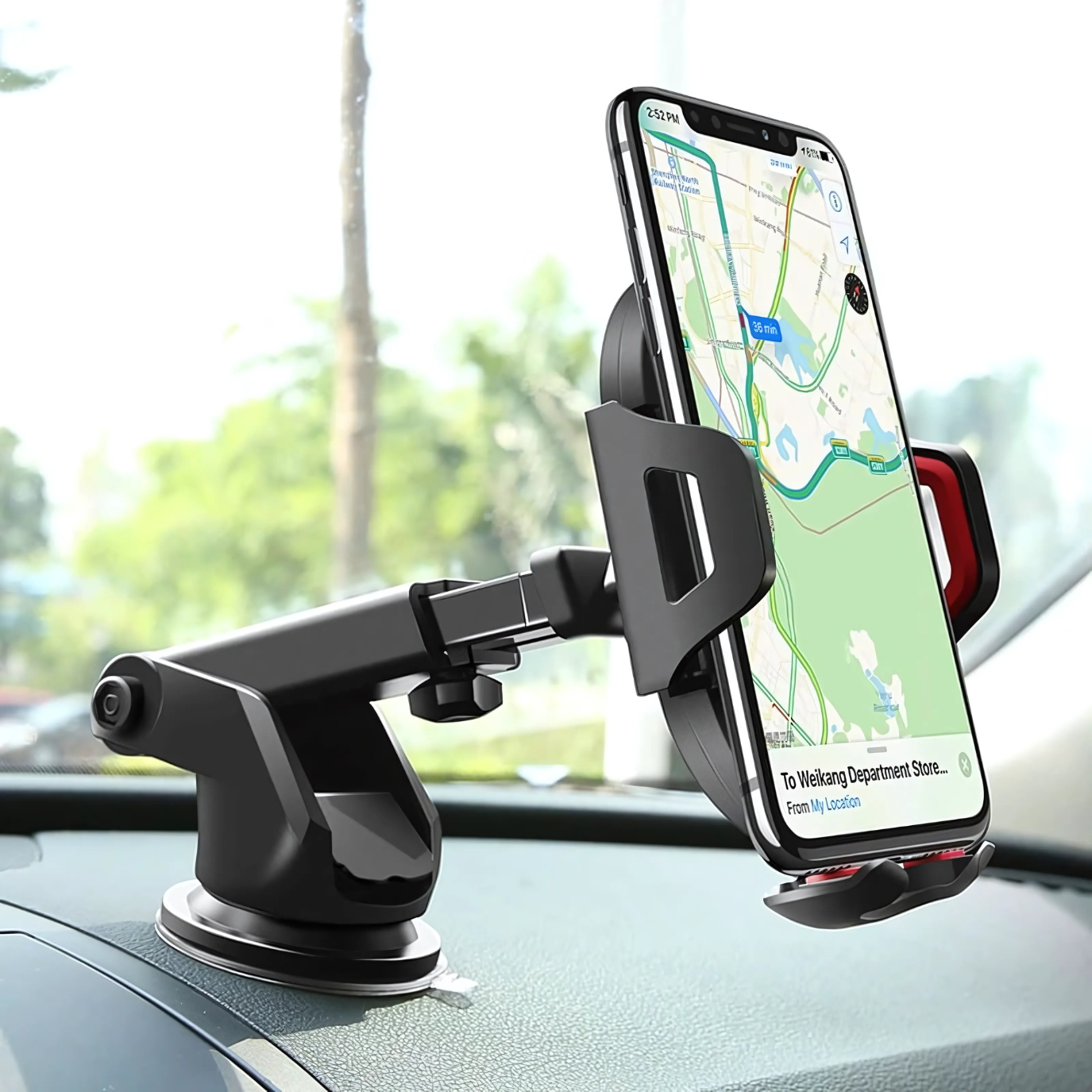 Universelle Autotelefonhalterung – 360° Saugnapf