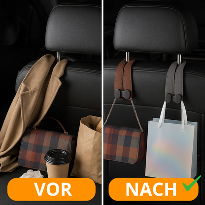 Universal-Autotaschenhalter - Autotaschenhalter aus Leder