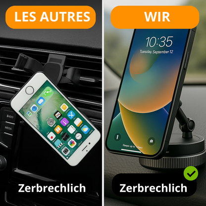 Magnetische Autotelefonhalterung – Windschutzscheibe & Armaturenbrett