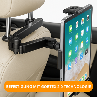 Universal-Autohalterung für Tablets & Smartphones – Verstellbare Kopfstütze