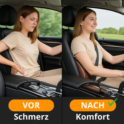 Ergonomisches Auto-Lendenkissen – Atmungsaktives Netzgewebe
