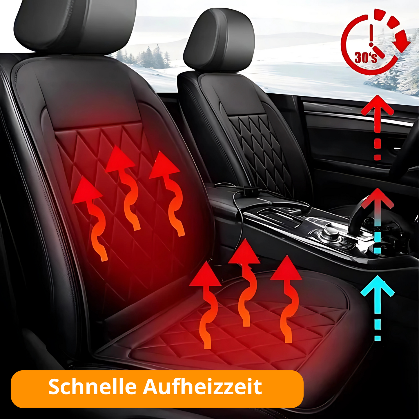 Beheizter Autositzbezug – Thermischer Komfort im Winter