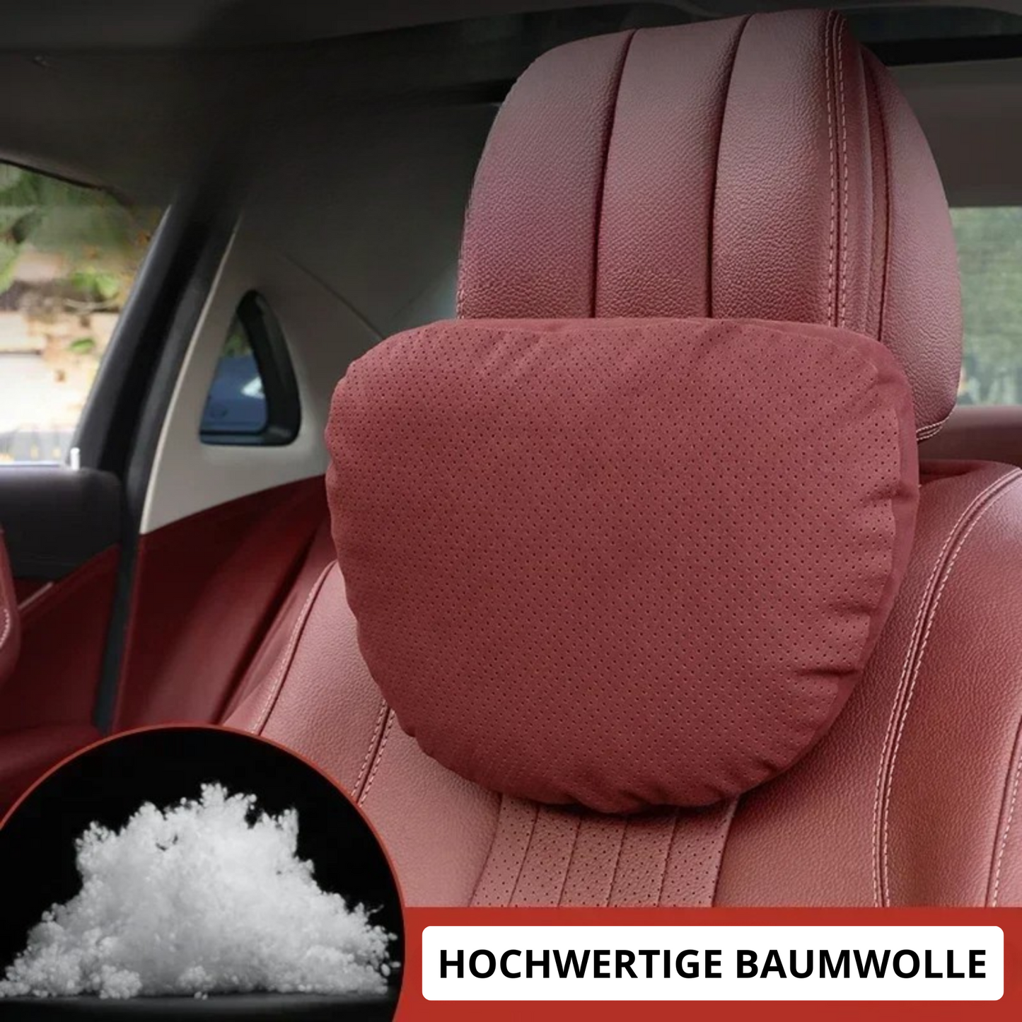 Ergonomisches Auto-Nackenkissen – Universal & Verstellbar