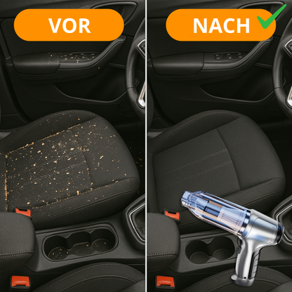 Leistungsstarker kabelloser Autostaubsauger – kompakt, leicht und wiederaufladbar