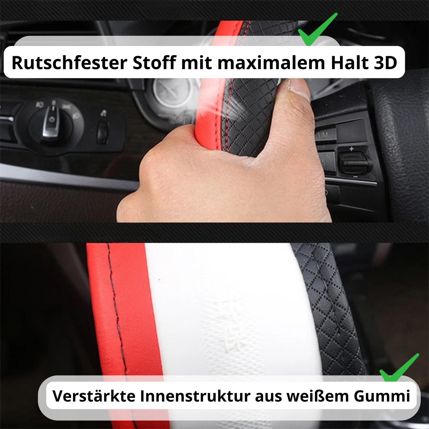 Lenkradbezug aus Kunstleder – Komfort & Eleganz