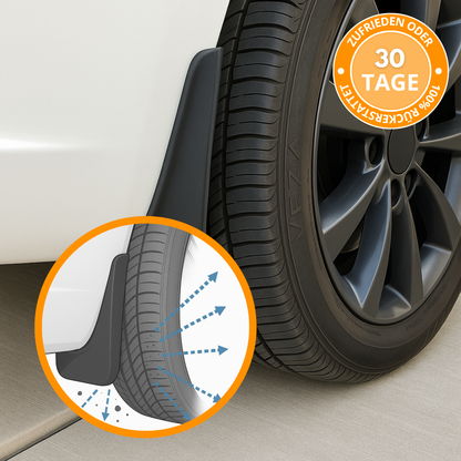 Universal Auto Schmutzfänger (4 Stück) - Spritzschutz für Vorder- und Hinterräder